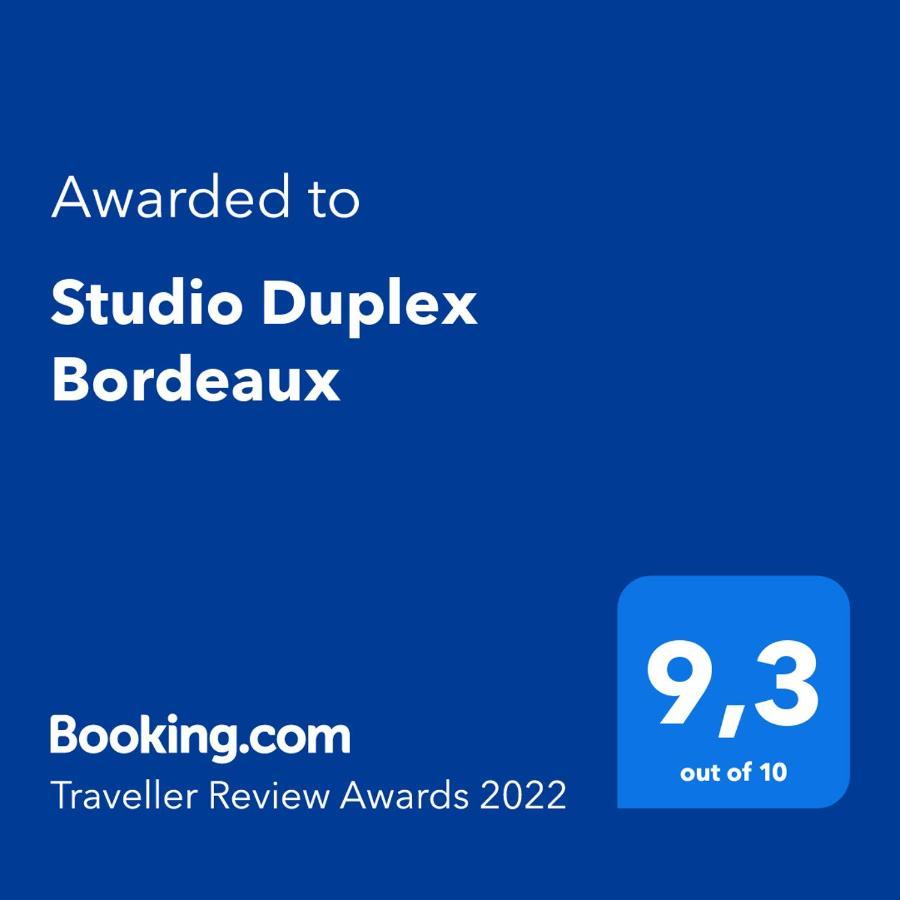 Studio En Duplex-Aircon-Terrasse-Parking-Calme Bordeaux Buitenkant foto