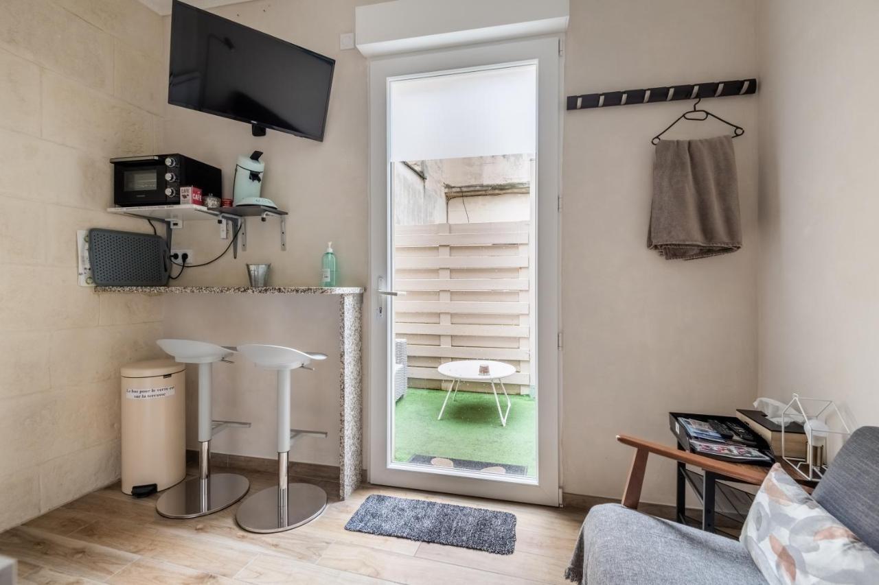 Studio En Duplex-Aircon-Terrasse-Parking-Calme Bordeaux Buitenkant foto