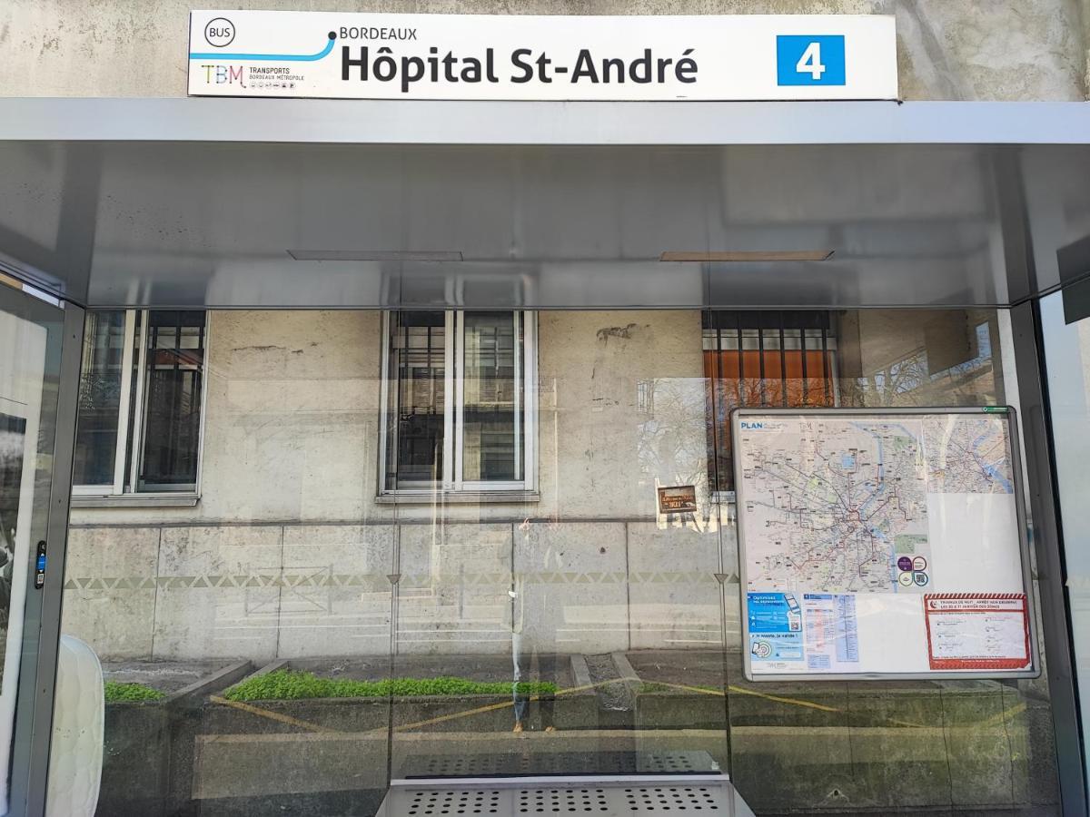 Studio En Duplex-Aircon-Terrasse-Parking-Calme Bordeaux Buitenkant foto